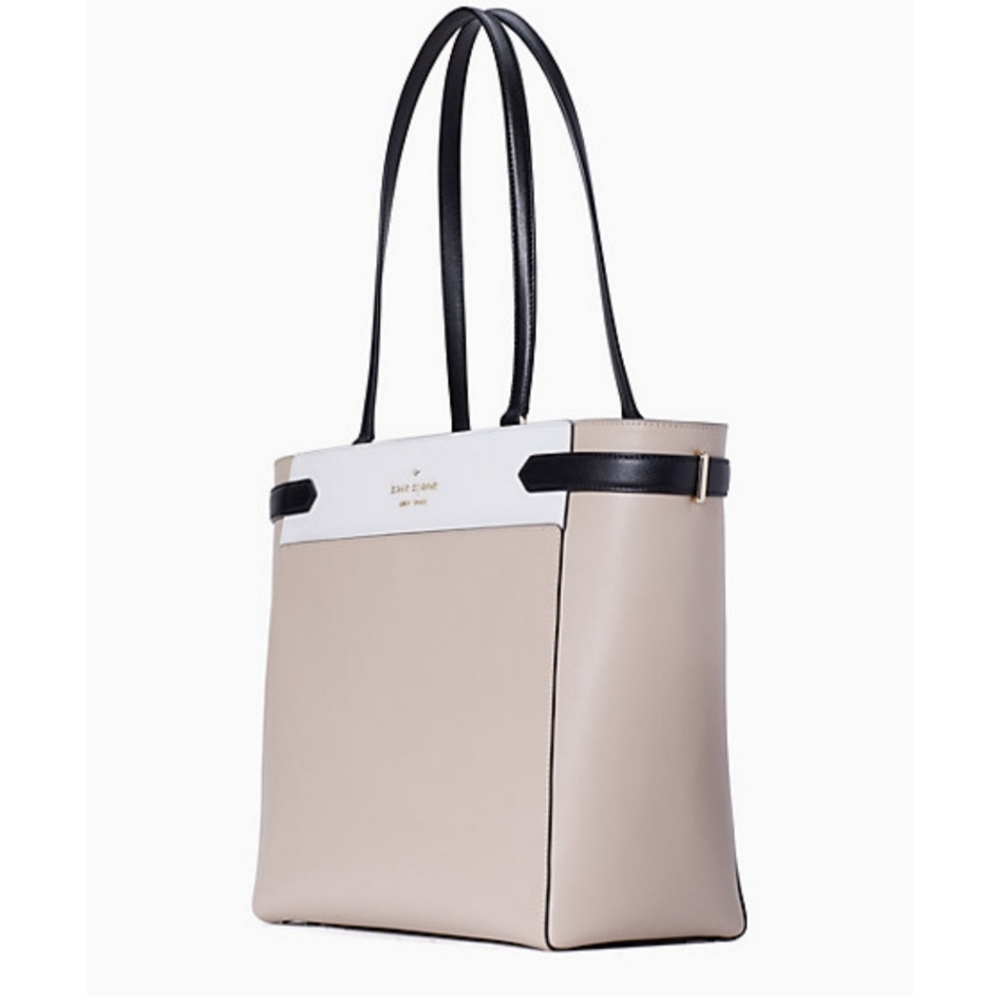 EUC kate spade "Staci" Colorblock Laptop Tote - Picture 3 of 10